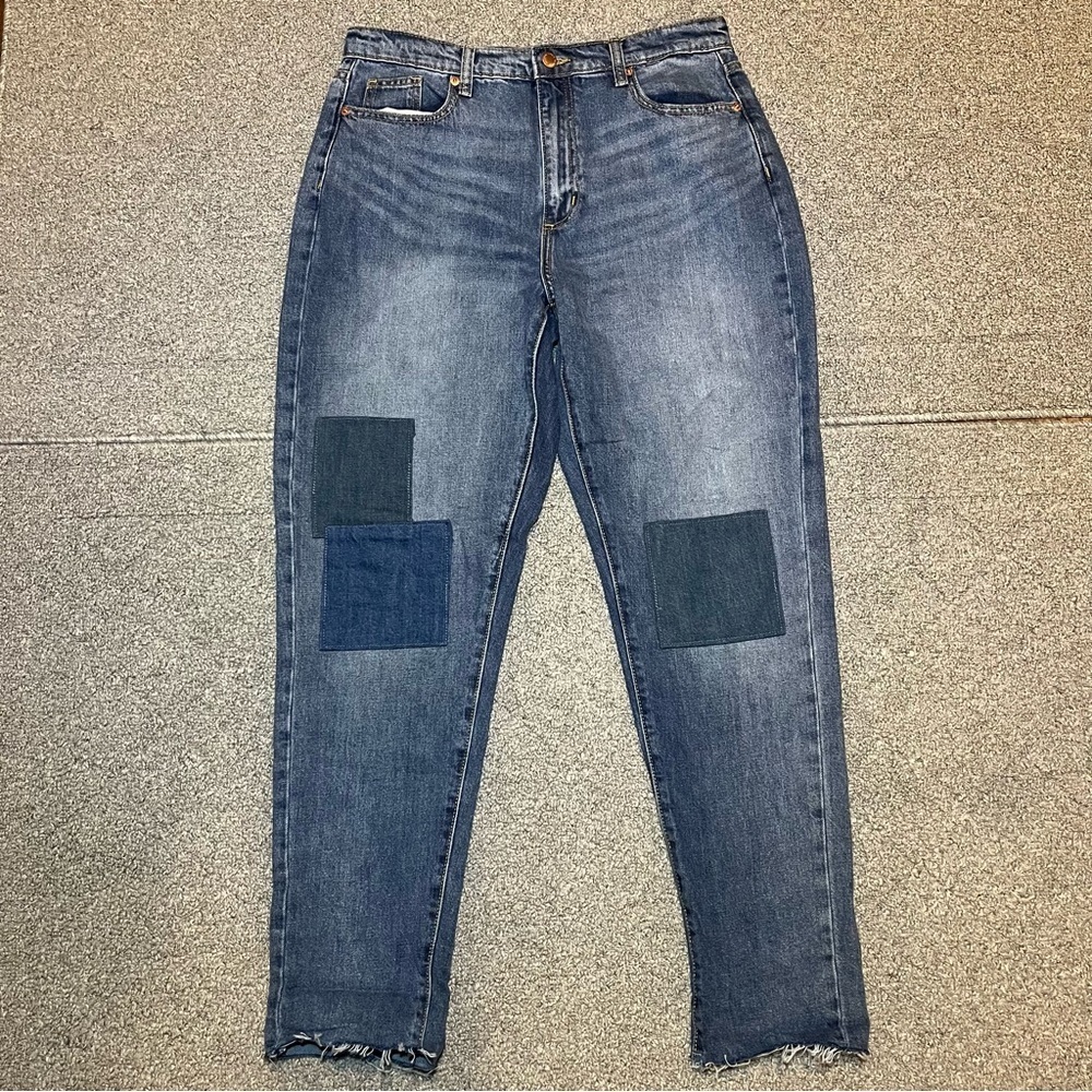 Universal Thread Boyfriend Patchwork Jeans Women'… - image 1